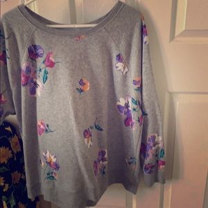 Floral sweater